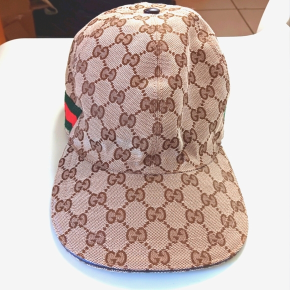 Gucci Baseball Cap Original GG Canvas Sz XL UNISEX - Picture 15 of 17
